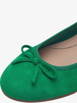 Tamaris Ballerine En Cuir - Vert | Ballerines