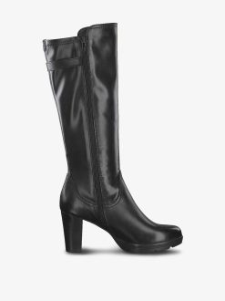 Tamaris Bottes En Cuir - Noir | Bottes