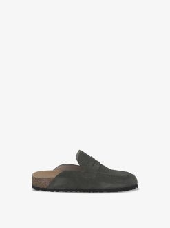 Tamaris Mule En Cuir - Vert | Mules