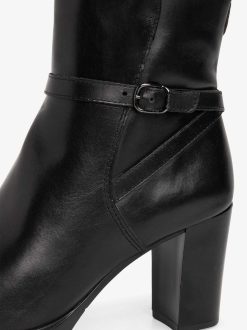 Tamaris Bottine En Cuir - Noir | Bottines