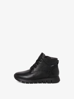 Tamaris Bottine En Cuir - Noir | Bottines