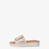 Tamaris Mule En Cuir - Beige | Mules