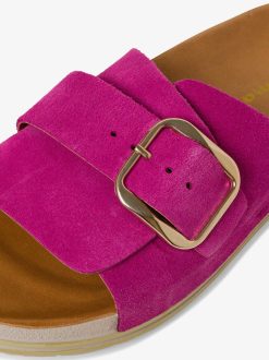 Tamaris Mule En Cuir - Rose | Mules