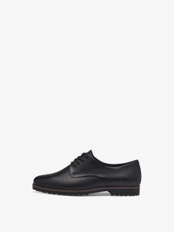 Tamaris Chaussures Basses En Cuir - Noir | Chaussures Basses Et Pantoufles