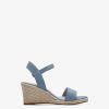 Tamaris Sandale A Talon - Bleu | Des Sandales