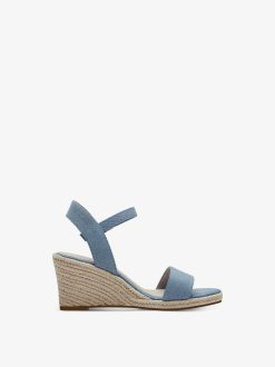 Tamaris Sandale A Talon - Bleu | Des Sandales