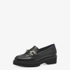 Tamaris Babouche En Cuir - Noir | Chaussures Basses Et Pantoufles