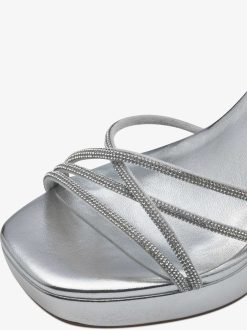 Tamaris Sandale A Talon - Argent | Des Sandales