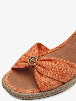 Tamaris Sandale A Talon - Orange | Des Sandales