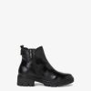 Tamaris Bottine Chelsea En Cuir - Noir | Bottines