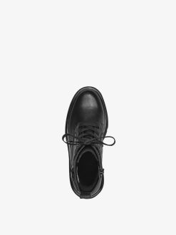 Tamaris Bottine En Cuir - Noir | Bottines