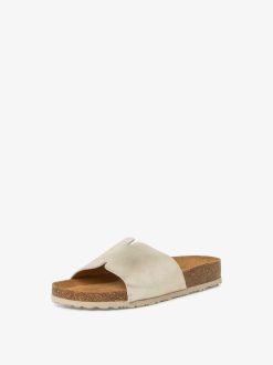 Tamaris Mule En Cuir - Or | Mules