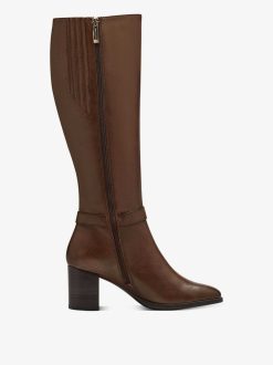 Tamaris Bottine En Cuir - Marron | Bottines