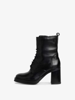 Tamaris Bottine En Cuir - Noir | Bottines