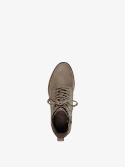 Tamaris Bottine En Cuir - Beige | Bottines