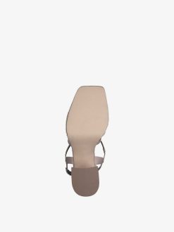 Tamaris Sandale A Talon - Beige | Des Sandales