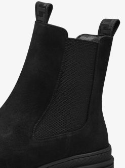 Tamaris Bottine Chelsea En Cuir - Noir | Bottines