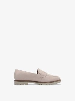 Tamaris Babouche En Cuir - Beige | Chaussures Basses Et Pantoufles