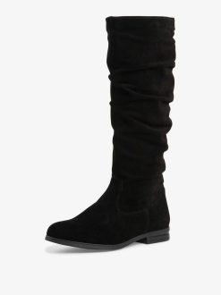 Tamaris Bottes En Cuir - Noir | Bottes