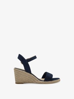 Tamaris Sandale A Talon - Bleu | Des Sandales