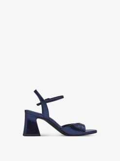 Tamaris Sandale A Talon - Bleu | Des Sandales