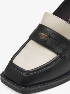 Tamaris Trotteur En Cuir - Noir | Chaussures Basses Et Pantoufles