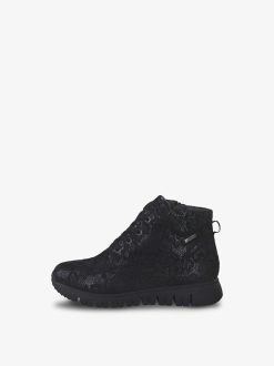 Tamaris Bottine En Cuir - Noir | Bottines