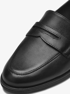 Tamaris Babouche En Cuir - Noir | Chaussures Basses Et Pantoufles