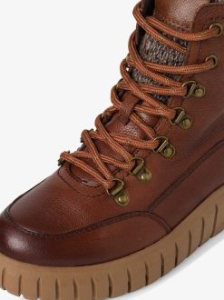 Tamaris Bottine En Cuir - Marron | Bottines