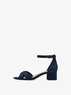 Tamaris Sandale A Talon - Bleu | Des Sandales