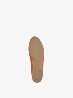 Tamaris Ballerine En Cuir - Orange | Ballerines