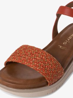 Tamaris Sandale A Talon - Orange | Des Sandales