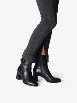 Tamaris Bottine En Cuir - Noir | Bottines