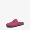 Tamaris Mule En Cuir - Rose | Mules