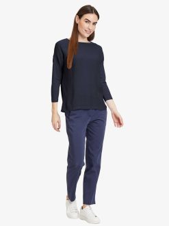 Tamaris Chemise A Manches Longues - Bleu | Chemises Et Hauts