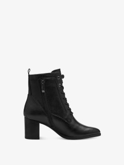 Tamaris Bottine En Cuir - Noir | Bottines