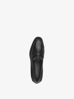 Tamaris Babouche En Cuir - Noir | Chaussures Basses Et Pantoufles