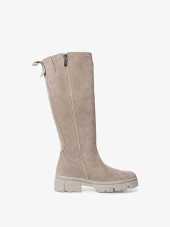 Tamaris Bottes En Cuir - Marron | Bottes