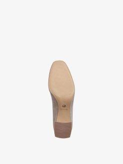 Tamaris Escarpins En Cuir - Beige | Pompes