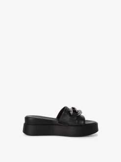 Tamaris Mule En Cuir - Noir | Mules