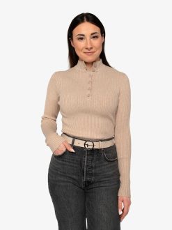 Tamaris Ceinture En Cuir - Beige | Ceintures