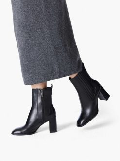 Tamaris Bottine En Cuir - Noir | Bottines