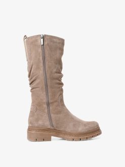 Tamaris Bottes En Cuir - Marron | Bottes