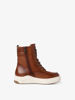 Tamaris Bottine En Cuir - Marron | Bottines