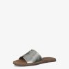 Tamaris Mule En Cuir - Or | Mules