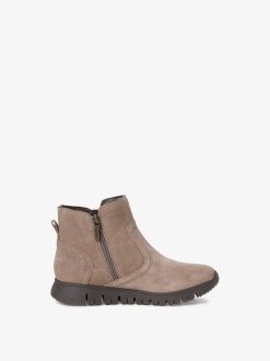 Tamaris Bottine En Cuir - Marron | Bottines