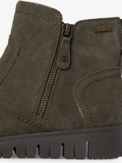 Tamaris Bottine En Cuir - Vert | Bottines