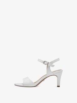 Tamaris Sandale A Talon - Blanc | Des Sandales