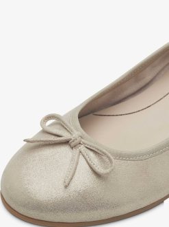 Tamaris Ballerine En Cuir - Beige | Ballerines