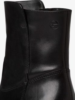 Tamaris Bottine En Cuir - Noir | Bottines